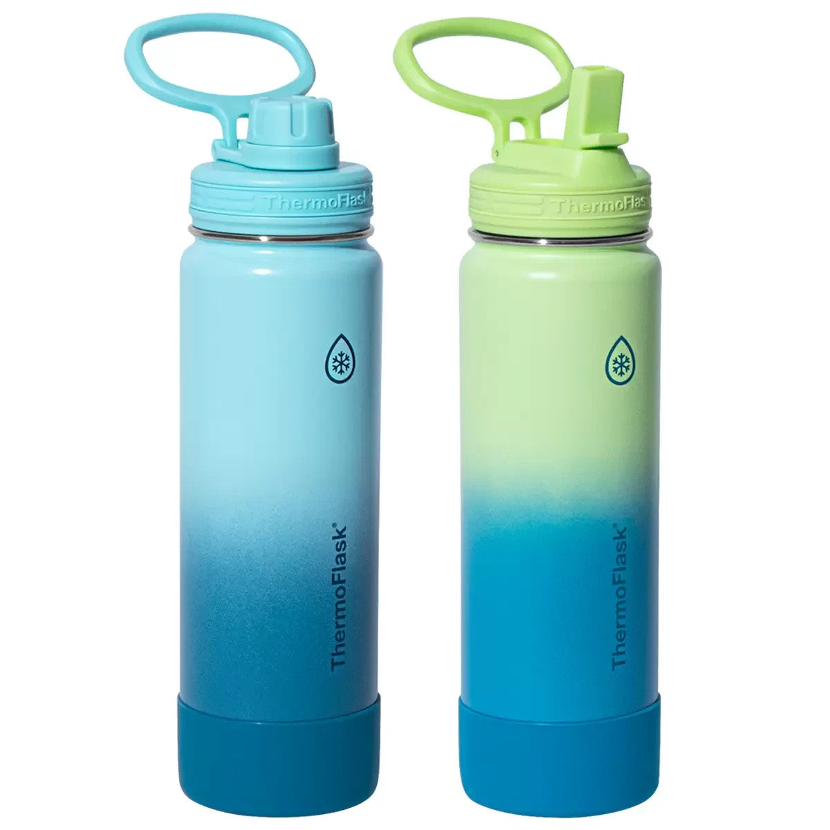 2 x 710ml Thermoflask Double Vacuum Stainless Steel Water Drink Bottle Hot Cold