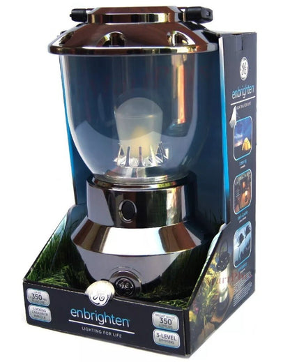 GE Enbrighten IPX4 Water-Resistant Impact-Resistant Dimmable LED Camping Lantern