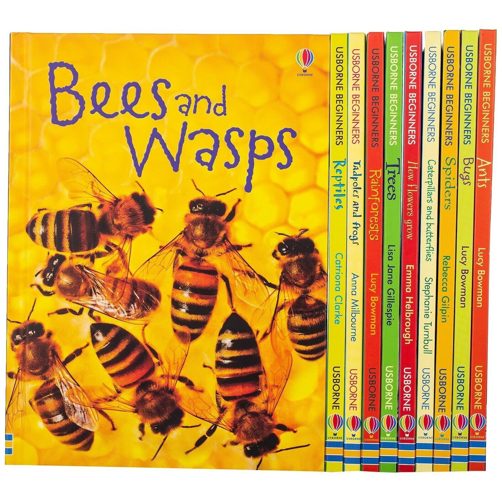 Usborne Beginners Nature 10 Books Collection Set Children Educational Book Gift