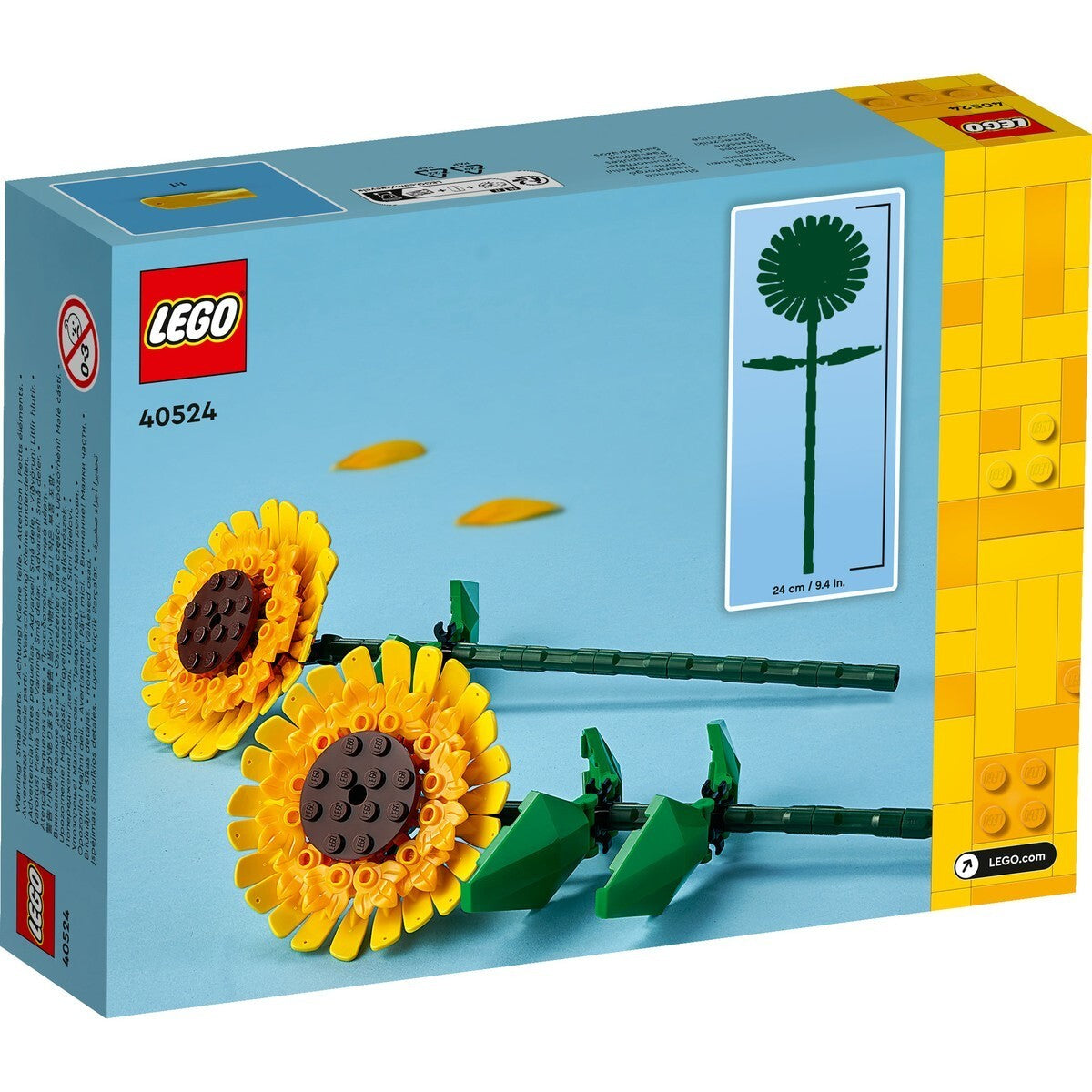 Lego Icons 40524 Sunflowers Botanical Collection Set Gift 216pcs 24cm Tall