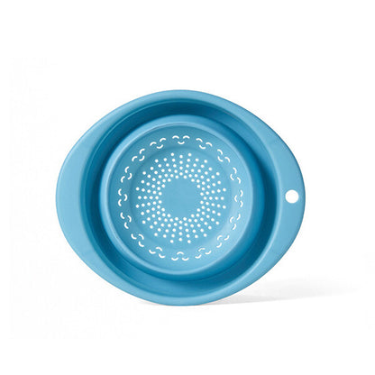 Collapsible Kitchen Strainer - Foldable Portable Fruit & Vegetable Colander Wash