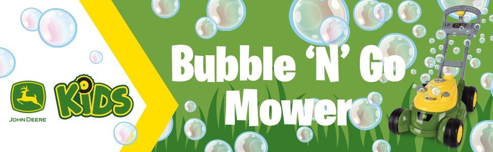 John Deere Bubble Lawn Mower for Toddlers Automatic Bubble Blowing Machine