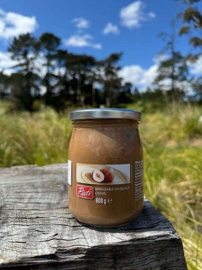 Pisti Spreadable Hazelnut Creme 600g - 45% Hazelnuts, Spreadable, Made in Italy