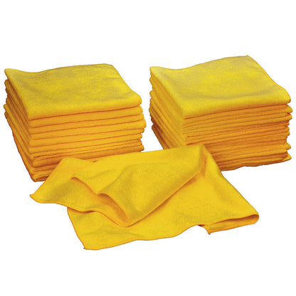 36 Soft Plush Microfiber Glass Drying Cloth Car Cleaning Towels 40.6 x 40.6 cm