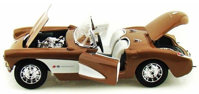 Maisto 1:18 Scale Special Edition 1957 Chevrolet Corvette Bronze Die Cast Car