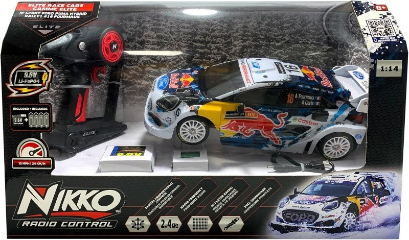 Nikko RC Elite Race Cars 1:14 (34cm) M-Sports Ford Puma Hybrid Rally 1 WRC 2024