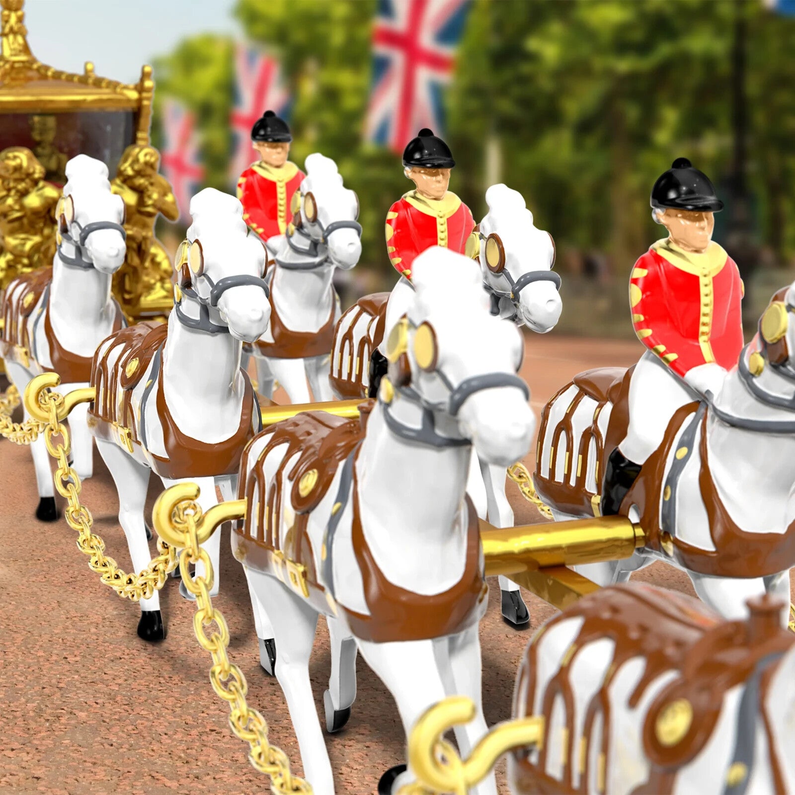 Matchbox Collectors 1762 Gold State Coach 2023 King Charles III Coronation HWJ96