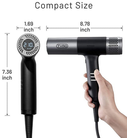 TYMO Hypersonic Professional Hair Dryer with Diffuser HC600 For Home & Salon Use