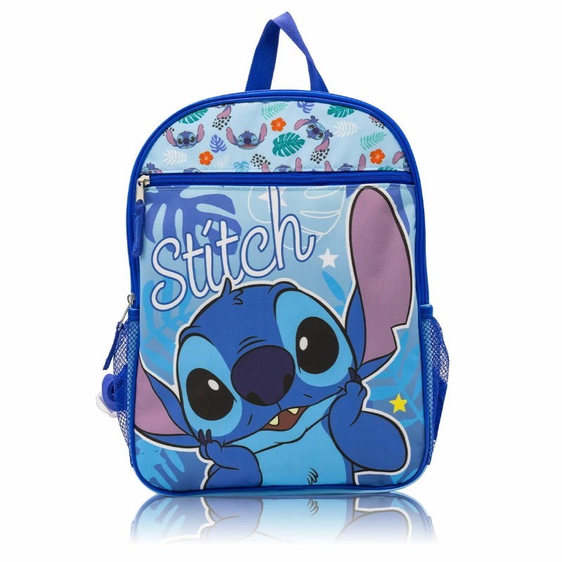 Licensed Disney Stitch Children's Travel Luggage Backpack Set With Luggage Tag
