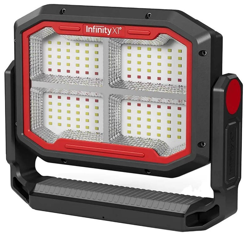 Infinity X1 3000 Lumen Solar Rechargeable Portable Floodlight Torch Work Light