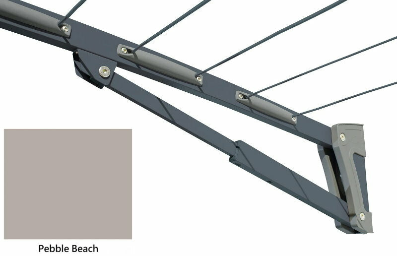 Hills FD45602 Single Folding Frame Clothesline 10 Lines 21M - Pebble Beach