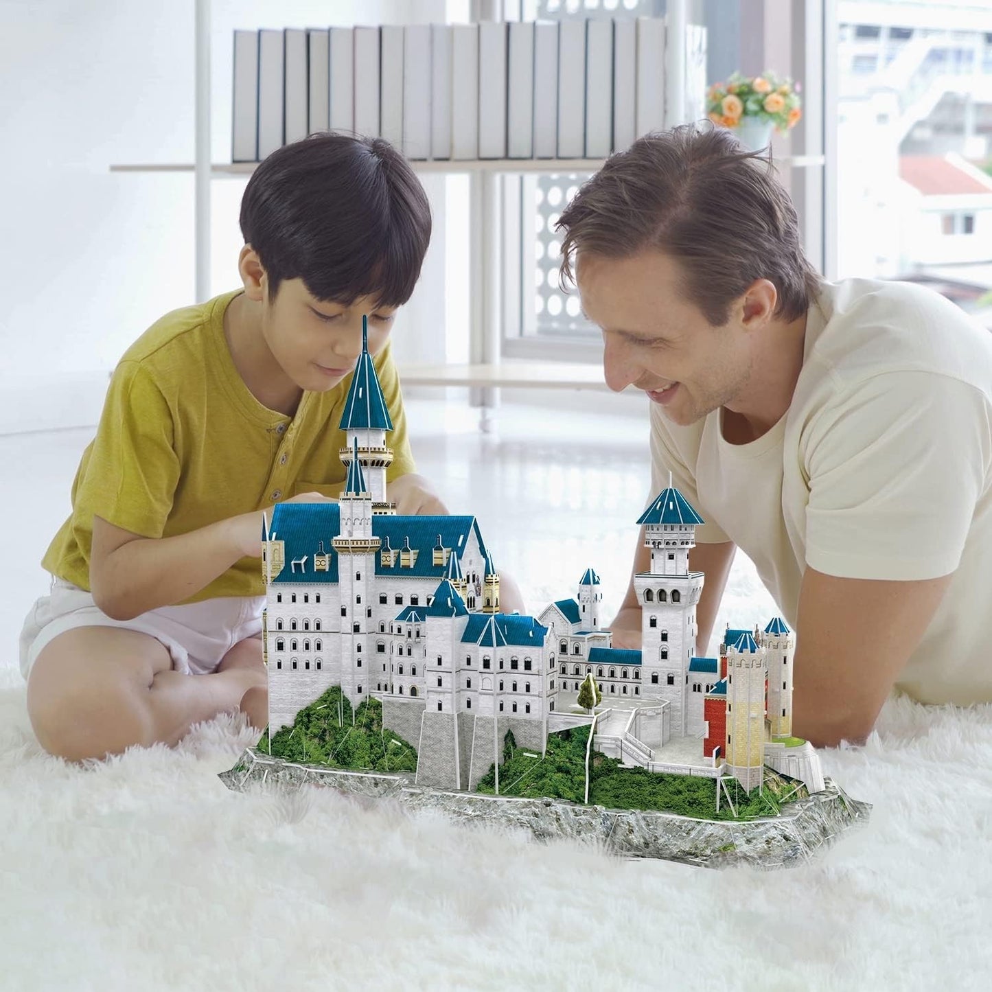 National Geographic Neuschwanstein Castle 3D Puzzle Architectural Model & Book