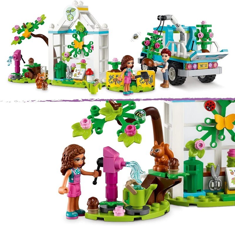 LEGO FRIENDS 41707 Tree-Planting Vehicle - Kids Building and Construction Toy