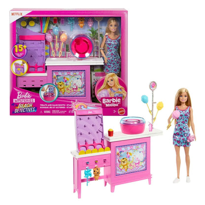 Barbie Mysteries Beach Detectives Barbie 'Malibu' Treats and Game Booth Playset