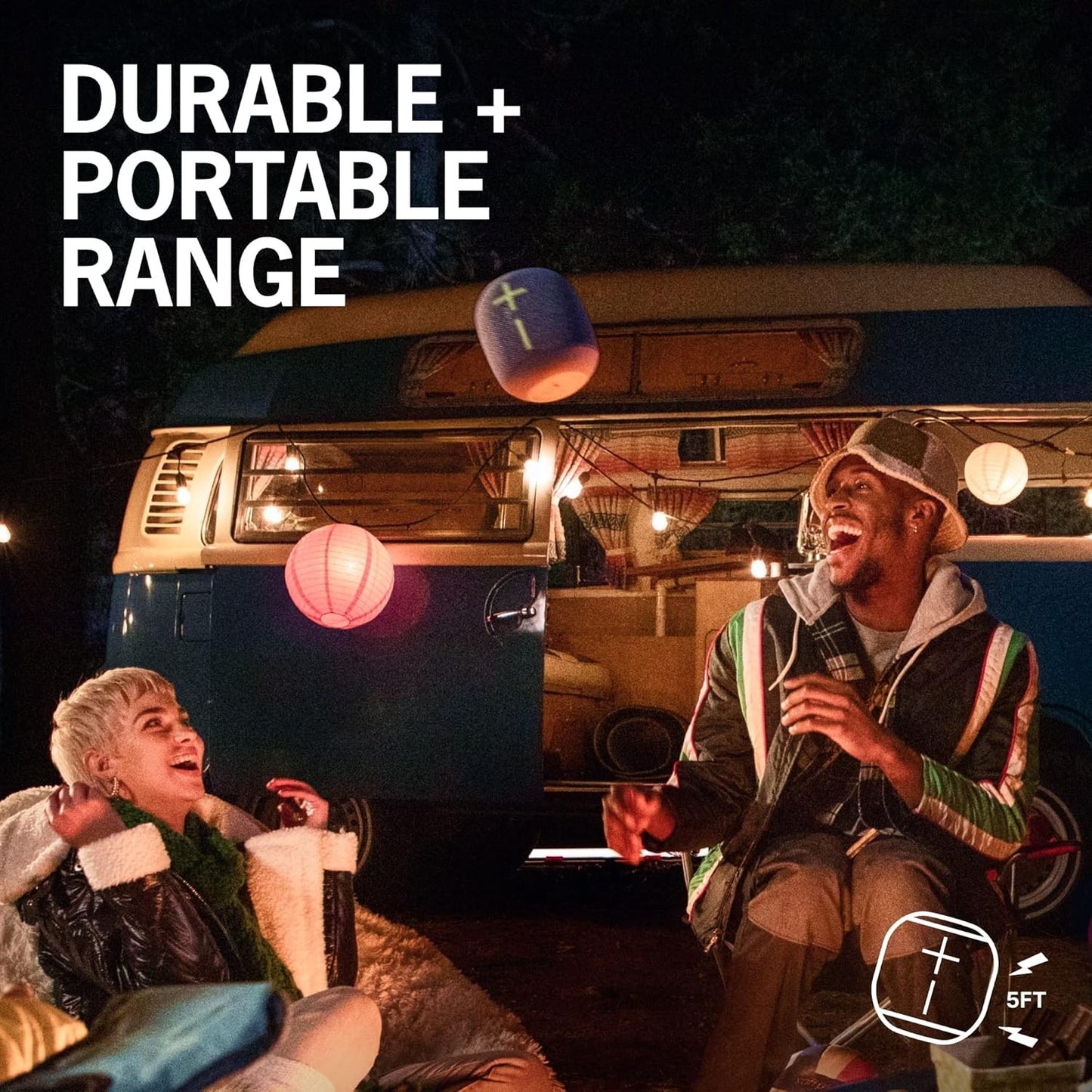 Ultimate Ears Wonderboom 3 Portable Wireless Outdoor Bluetooth Speaker HyperPink