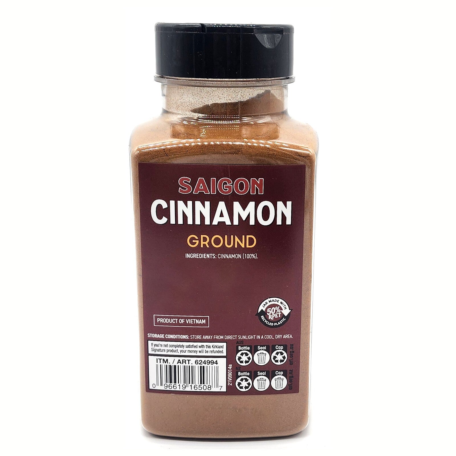 Kirkland Signature Ground Saigon Cinnamon Kosher Herbs Spices Seasoning 303g