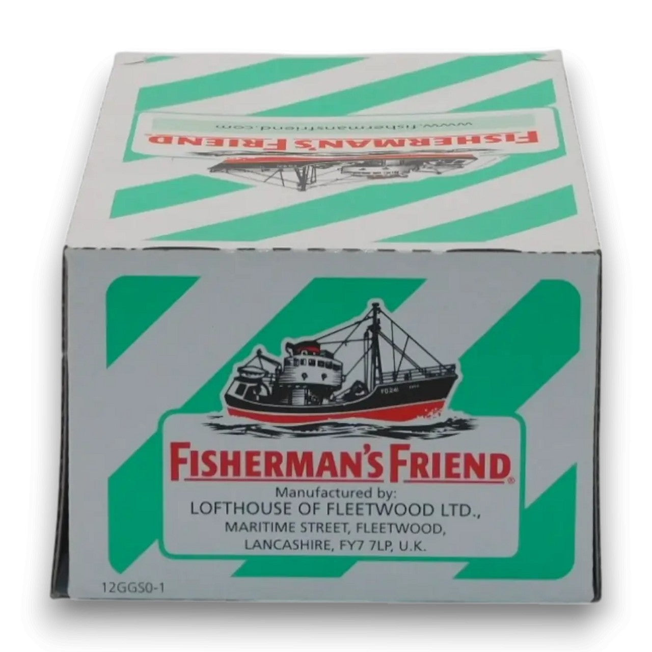 12 x 25g Fisherman's Friend Peppermint Flavour Freshmint Vegan Halal Kosher Mint