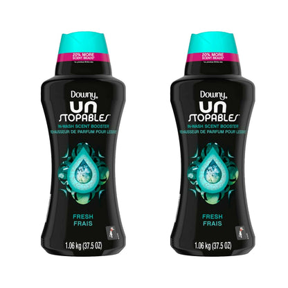 2 x 1.06kg Downy Fresh Protect Wash Laundry Fresh Frais Fragrance Scent Booster