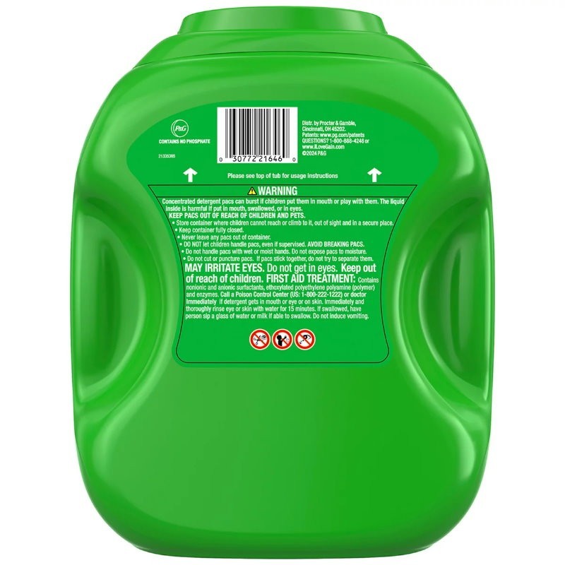 Gain 108-Pacs 4-in-1 Flings Tango Twist Laundry Detergent Pacs - Rose + Hibiscus