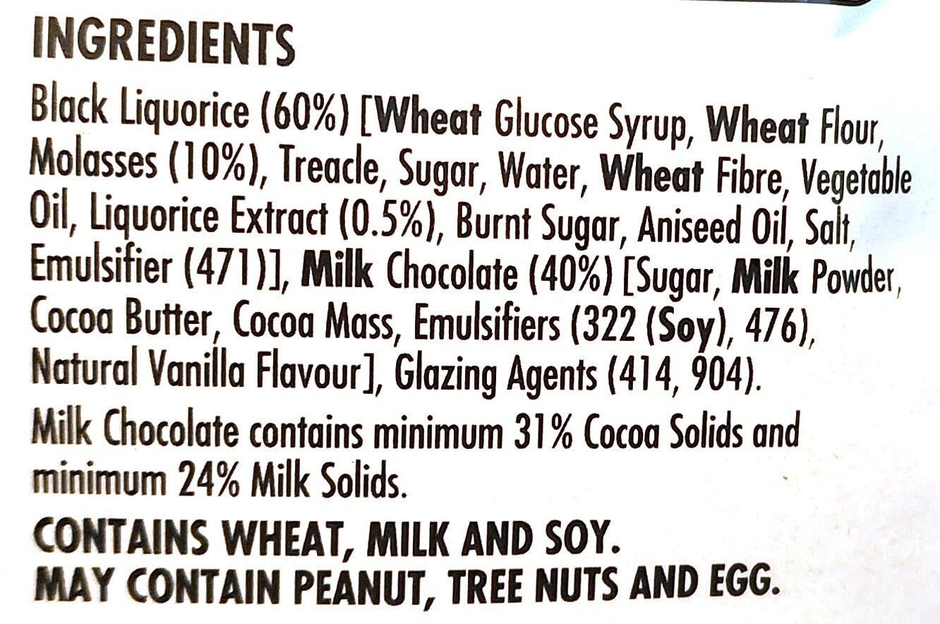 Darrell Lea Milk Chocolate Molasses Liquorice Bullets 850g Bag Kids Sweet Choco