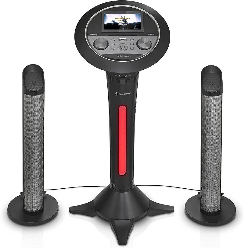 Carnaval The Singing Machine Complete Karaoke Two Mics Disco Lights Rechargeable
