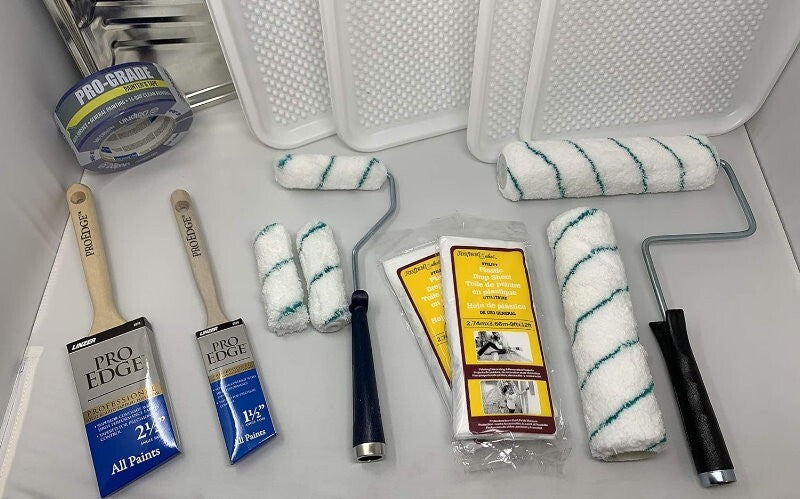 Linzer 17 pcs Pro Edge Professional Painting Set Microfiber Home Paint Supplies