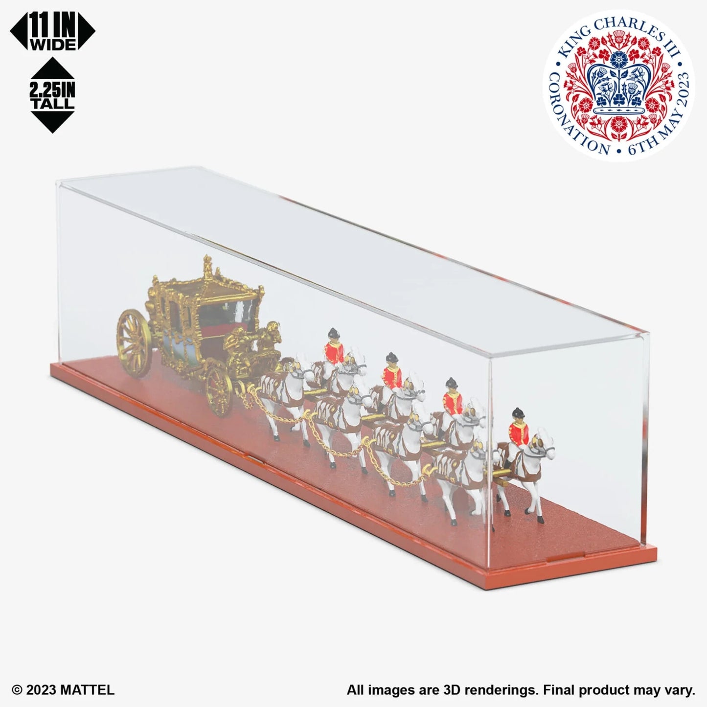 Matchbox Collectors 1762 Gold State Coach 2023 King Charles III Coronation HWJ96