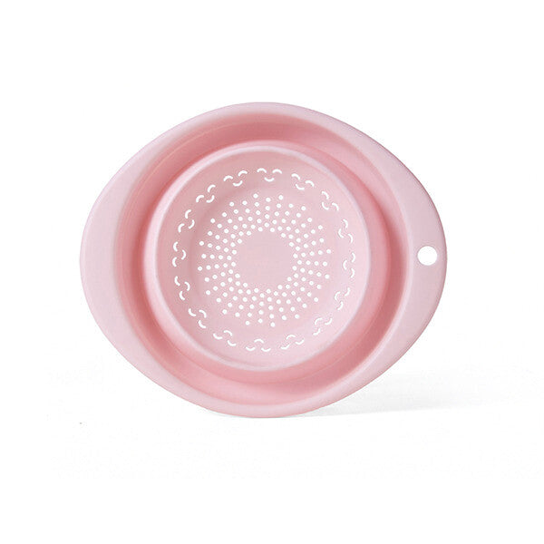 Collapsible Kitchen Strainer - Foldable Portable Fruit & Vegetable Colander Wash
