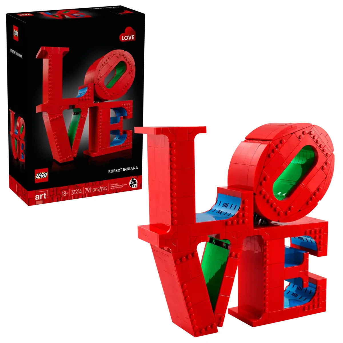 Lego 31214 Art LOVE sculpture Building Set Perfect Gift for Loved Ones 791 pcs