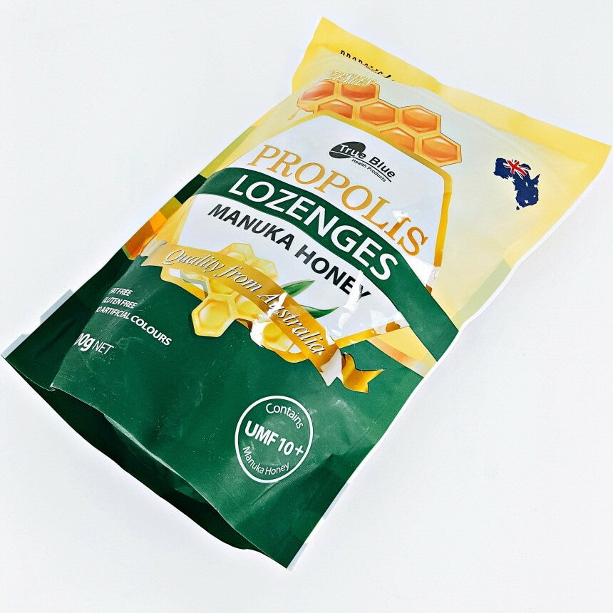 Propolis Lozenges Eucalyptus Manuka Honey Cough Drop 800g Australian Made UMF10+