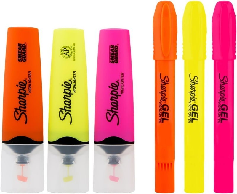 Sharpie 18-Pack Highlighter Variety Pack Clear View Gel Pocket Tank Mixed