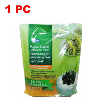 C-Weed Roasted & Seasoned Korean Seaweed Flakes Crispy Snack 80g/160g/240g
