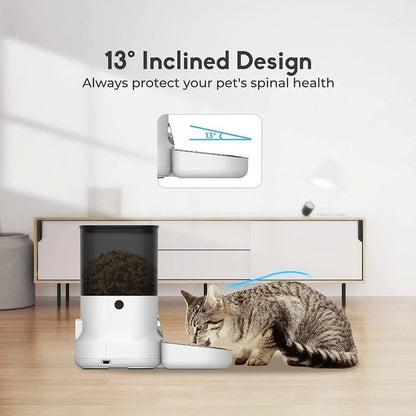 Dogness F14 Cube App Pet Dog/Cat Automatic Programmable Feeder Large 6L -Express