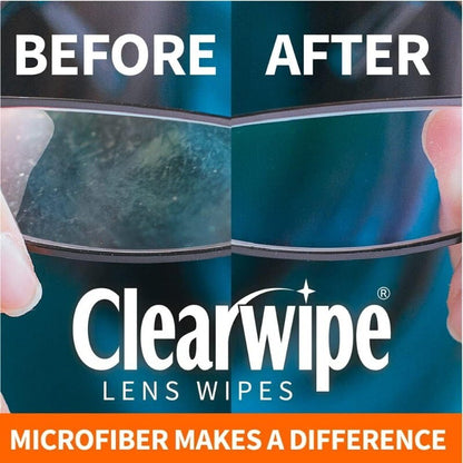 Clearwipe Lens Cleaner Wipes Streak-Free for Glasses, Screens, and Lenses