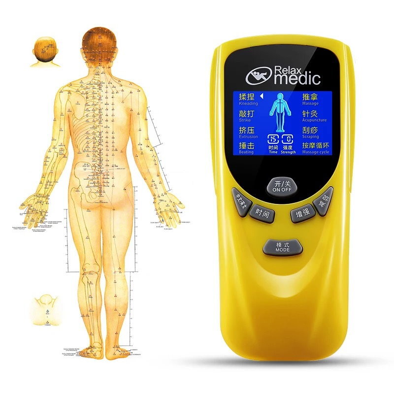 ROCAGO RM-811 TENS/EMS Digital Meridian Massager 2 Acupuncture Electronic Pulse