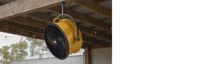 CAT Caterpillar 18" High Velocity Industrial Drum Pedestal Air Circulator Fan