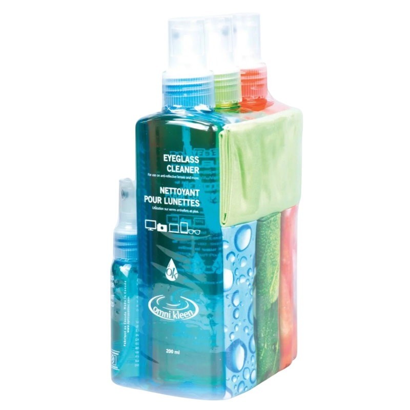 Omni Kleen 10-Pack Eyeglass Cleaner Value Pack Anti-reflection & Antistatic