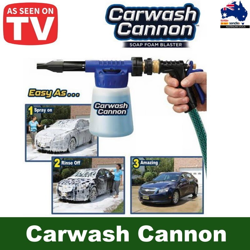 Carwash Cannon Car Wash Soap Foam Blaster Water Spray Gun With 5 Spray Settings