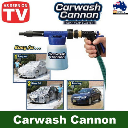 Carwash Cannon Car Wash Soap Foam Blaster Water Spray Gun With 5 Spray Settings