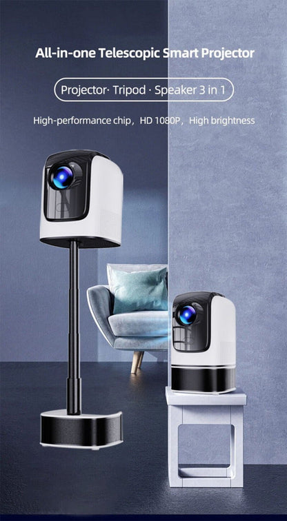 Topleo HY360 3-in-1 1080p 4K Portable Home Theater WiFi Projector HiFi Speaker
