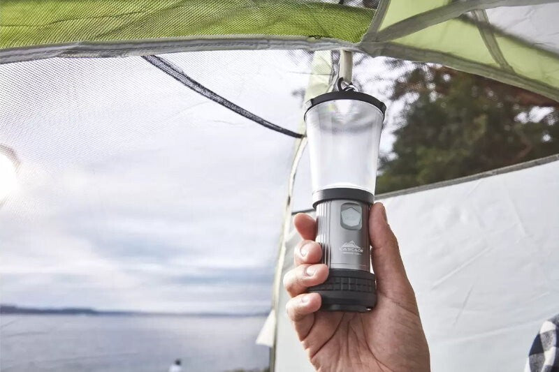 Cascade Mountain Tech 3-Pack Camping IPX4 Water-Resistant Compact LED Lantern