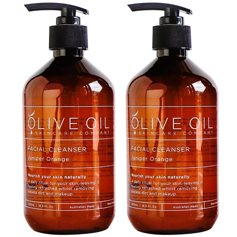 Olive Oil Skincare Company Juniper Orange Facial Cleanser 500ML Face Wash