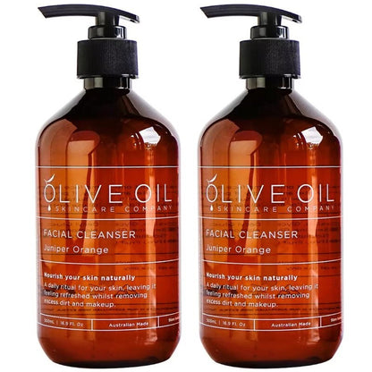 Olive Oil Skincare Company Juniper Orange Facial Cleanser 500ML Face Wash