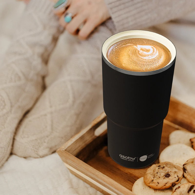 Asobu 650ml Puramic Pick Me Up & Go Coffee Travel Mug Vaccum Isolated Tumbler