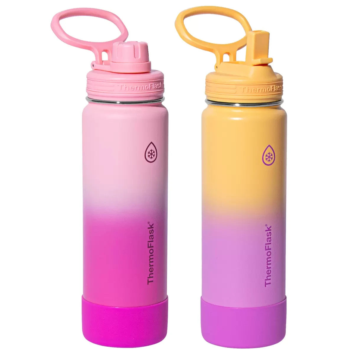 2 x 710ml Thermoflask Double Vacuum Stainless Steel Water Drink Bottle Hot Cold