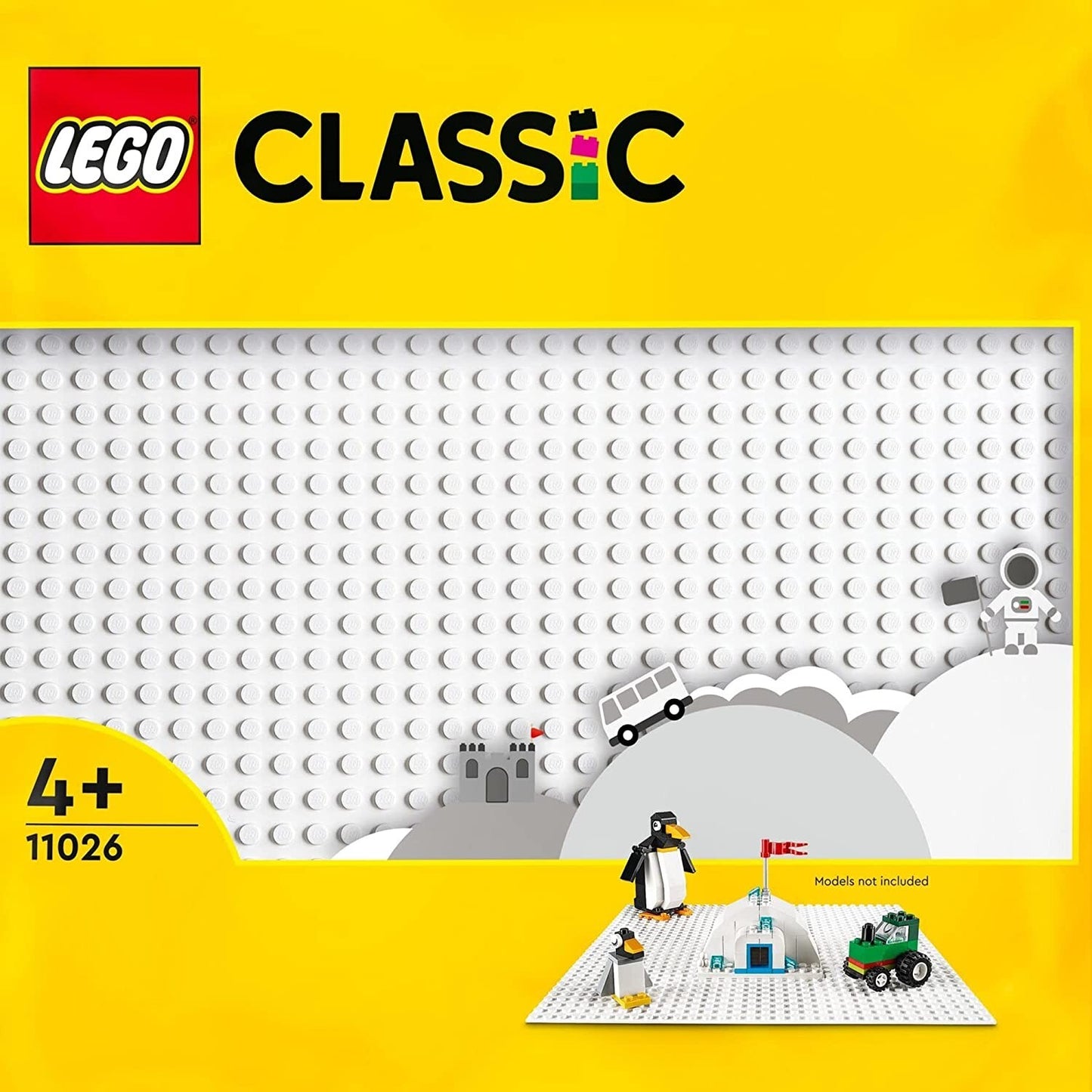 Lego Classic Building Accessories White Baseplate base plate 11026 32x32 Playset