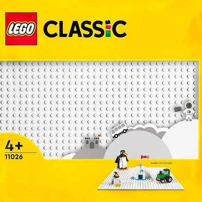 Lego Classic Building Accessories White Baseplate base plate 11026 32x32 Playset