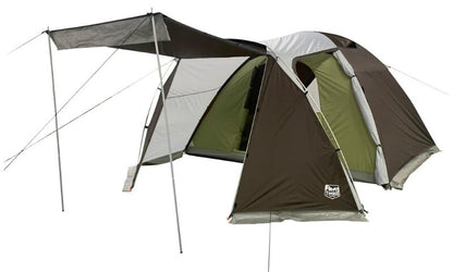 Timber Ridge 6 Person Family Waterproof Camping Dome Tent with Vestibule & Bag