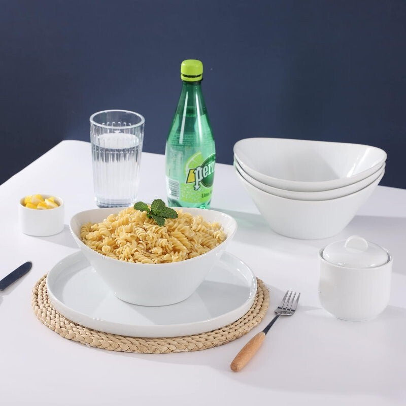 Over & Back 4 Piece Porcelain Serving Bowls Set 1.2L Oven & Dishwasher Safe