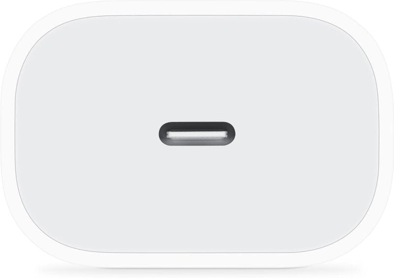 Genuine Apple 20W USB-C Power Adapter for iPhone 16/15, iPad Pro, Apple Watch